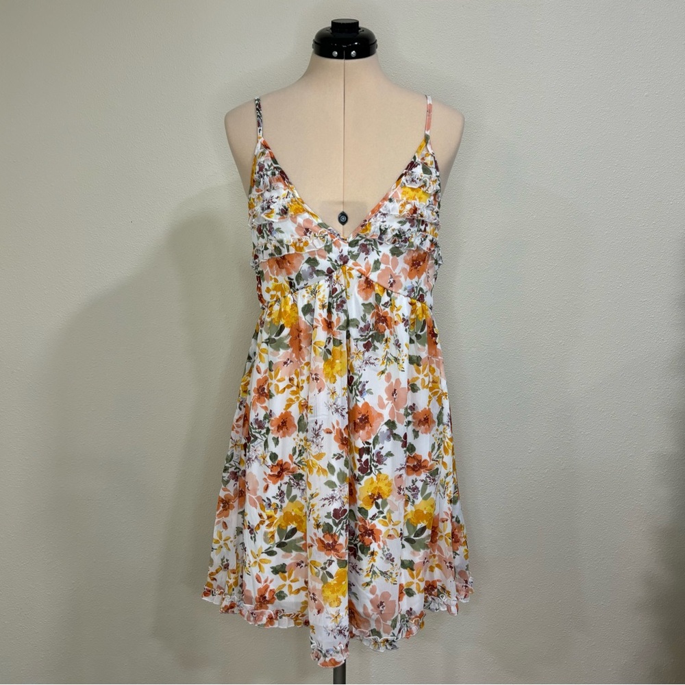 Francesca’s Casey floral mini dress
